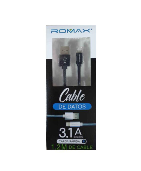 SMARTPHONES PERU VENTA DE EQUIPOS Y SERVICIO TECNICO 0000 0035 Cable Romax Tipo C 1.2mts