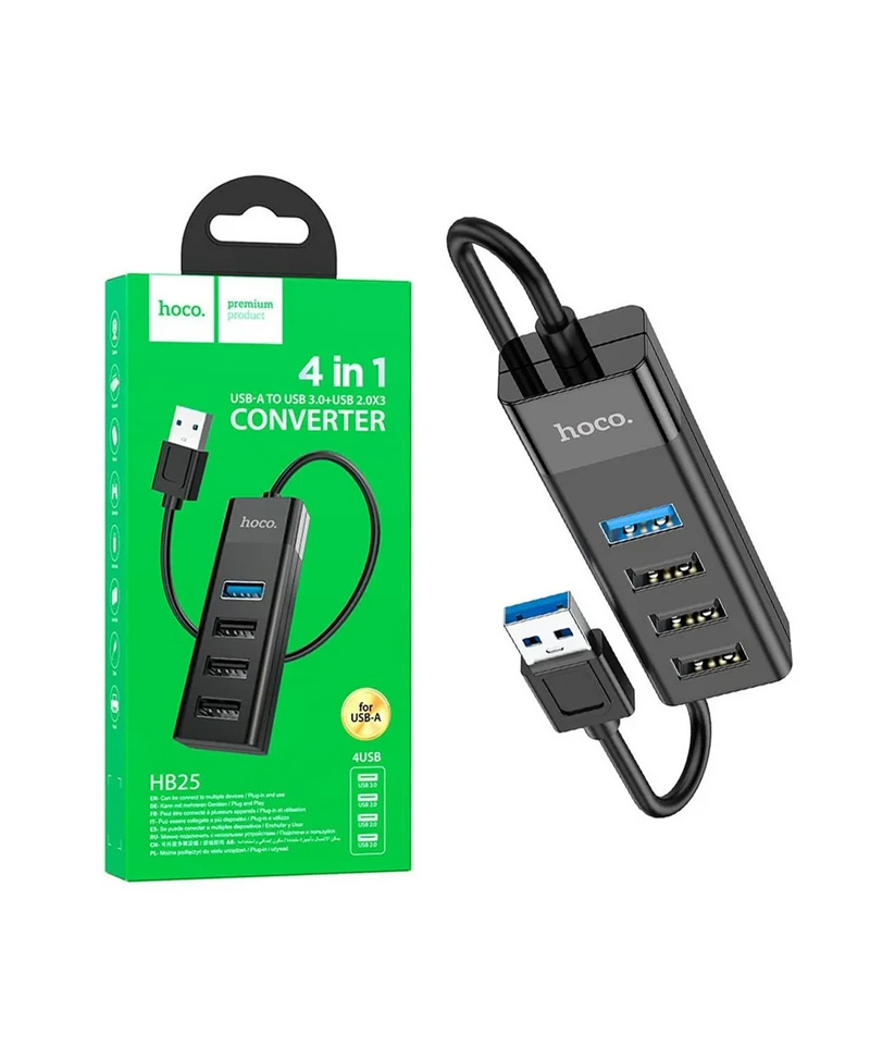 SMARTPHONES PERU VENTA DE EQUIPOS Y SERVICIO TECNICO 019 Cargador 4 en 1 USB A Converter HB25 1