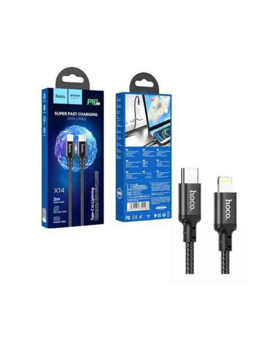 SMARTPHONES PERU VENTA DE EQUIPOS Y SERVICIO TECNICO 07 Cable Hoco X14 Fast Charger C a Lightning